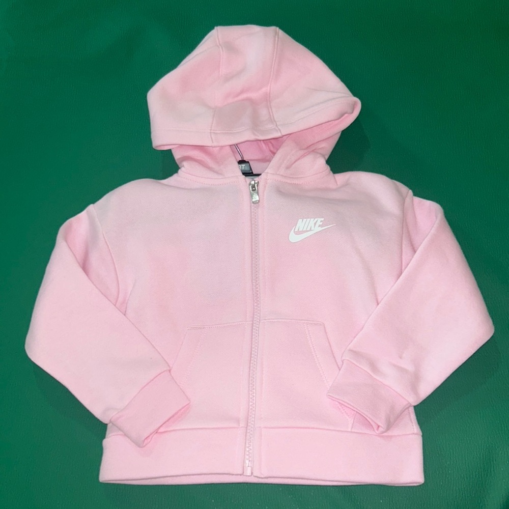 Nike Little Girls Fleece Full-Zip Hoodie and Joggers Set